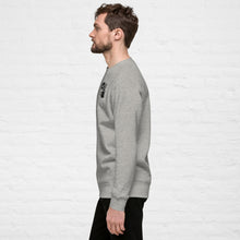 Load image into Gallery viewer, Barking Mug Sweatshirt Grey Man side View